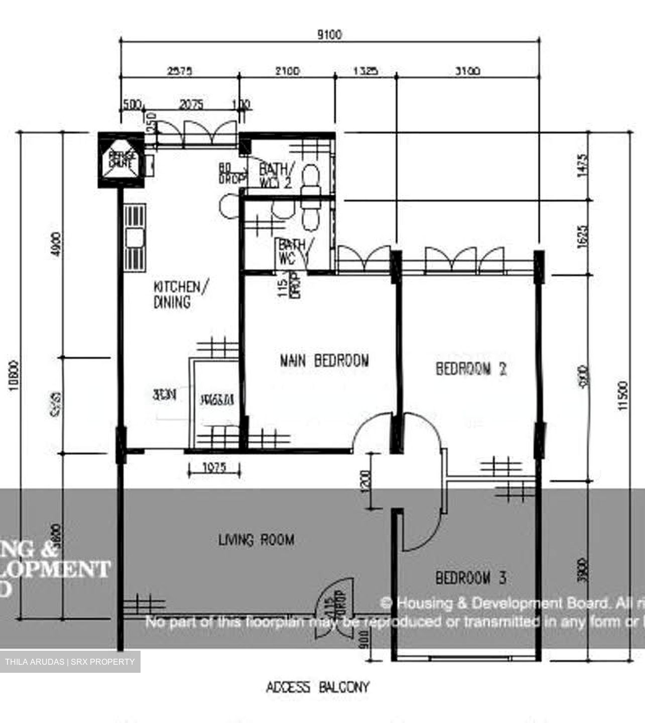 Blk 840 Woodlands Street 82 (Woodlands), HDB 4 Rooms #618328731